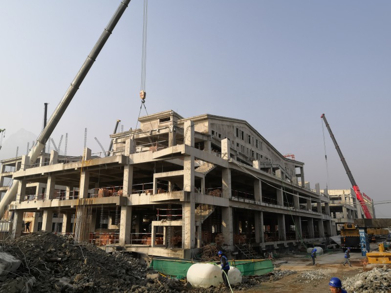 西安高新区草堂科技产业楼基地拆除工程